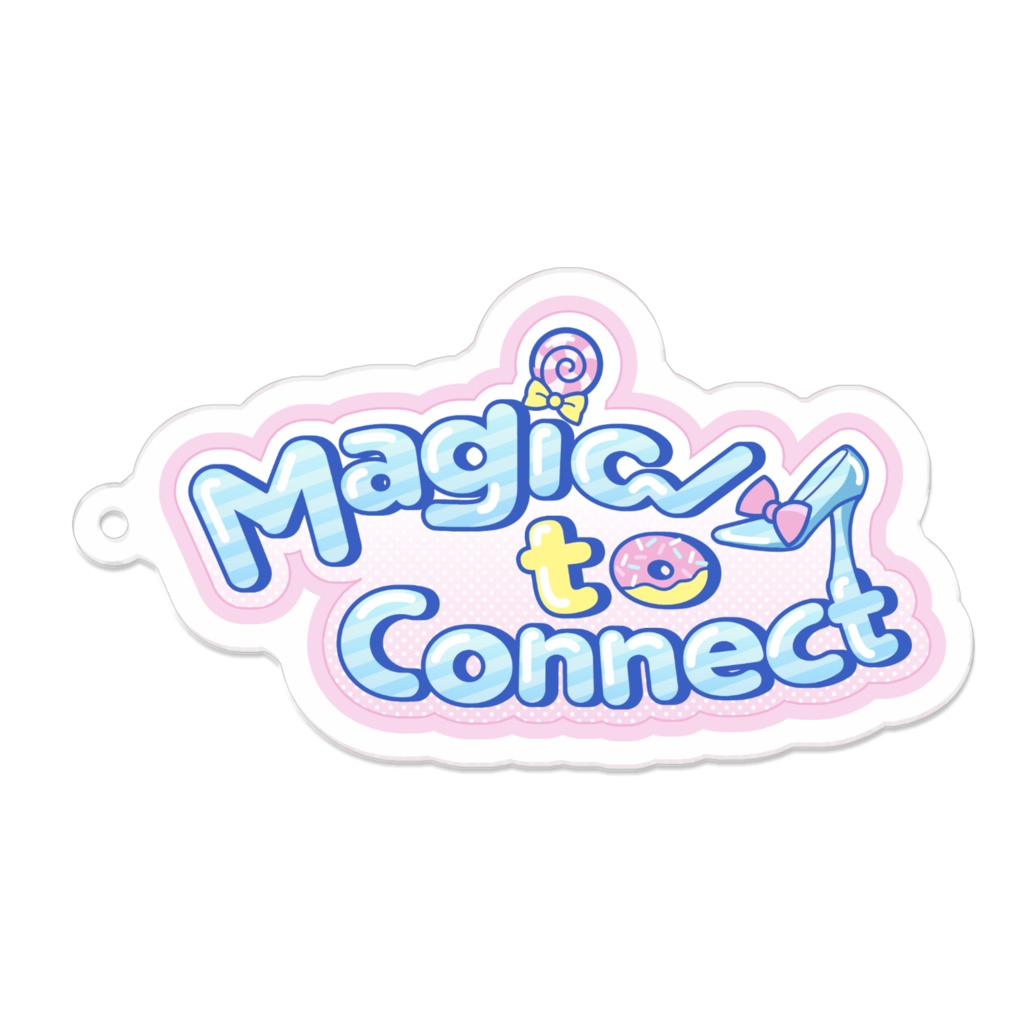 【Magic to connect】ロゴアクリルキーホルダー