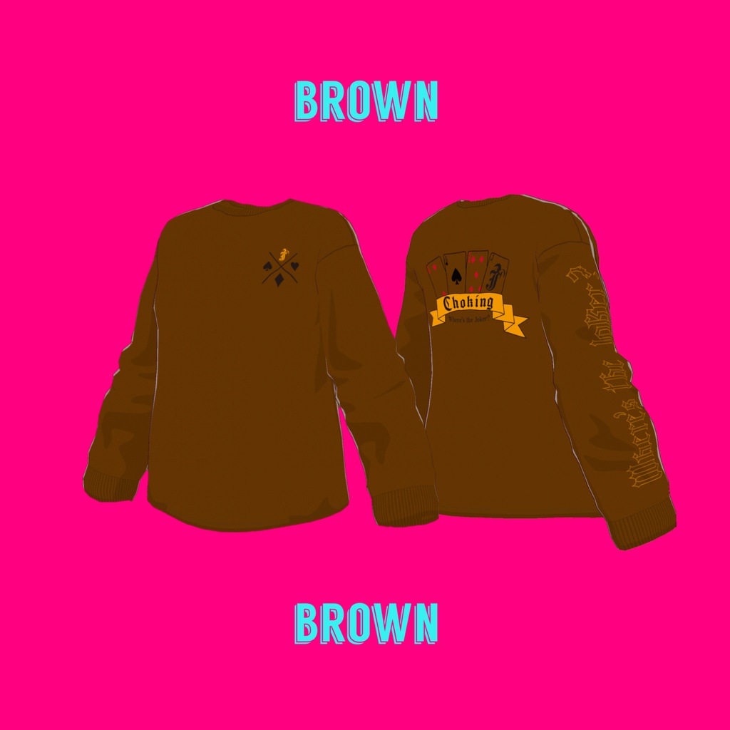 バックプリントロゴデザインロンT/トランプ