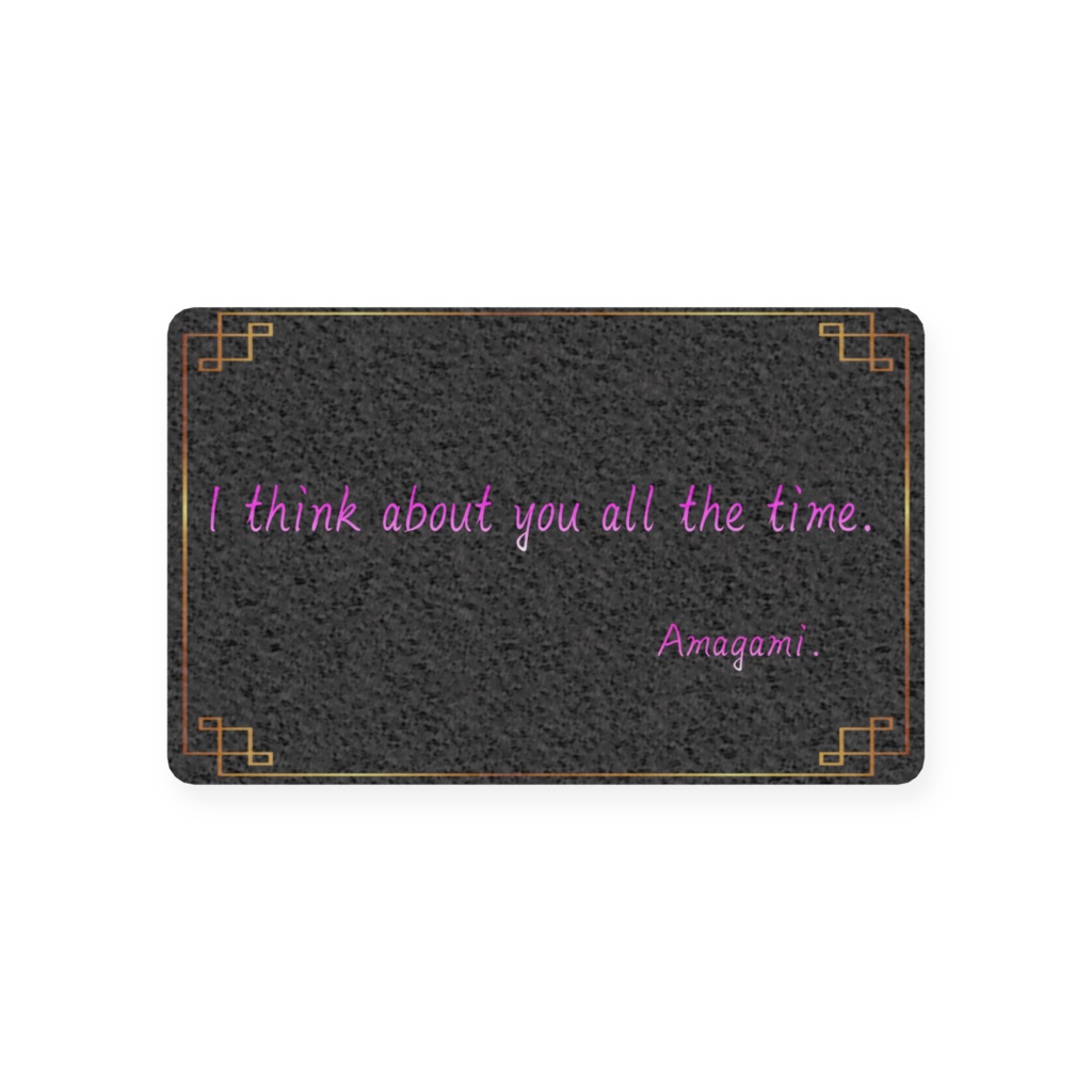 あまがみメンバーズカード