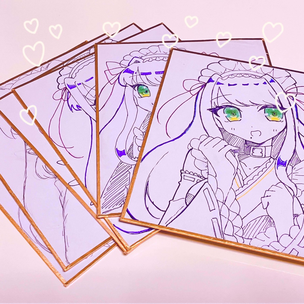 【限定10枚】此ノ世おわり手描きミニ色紙【デビュー記念】
