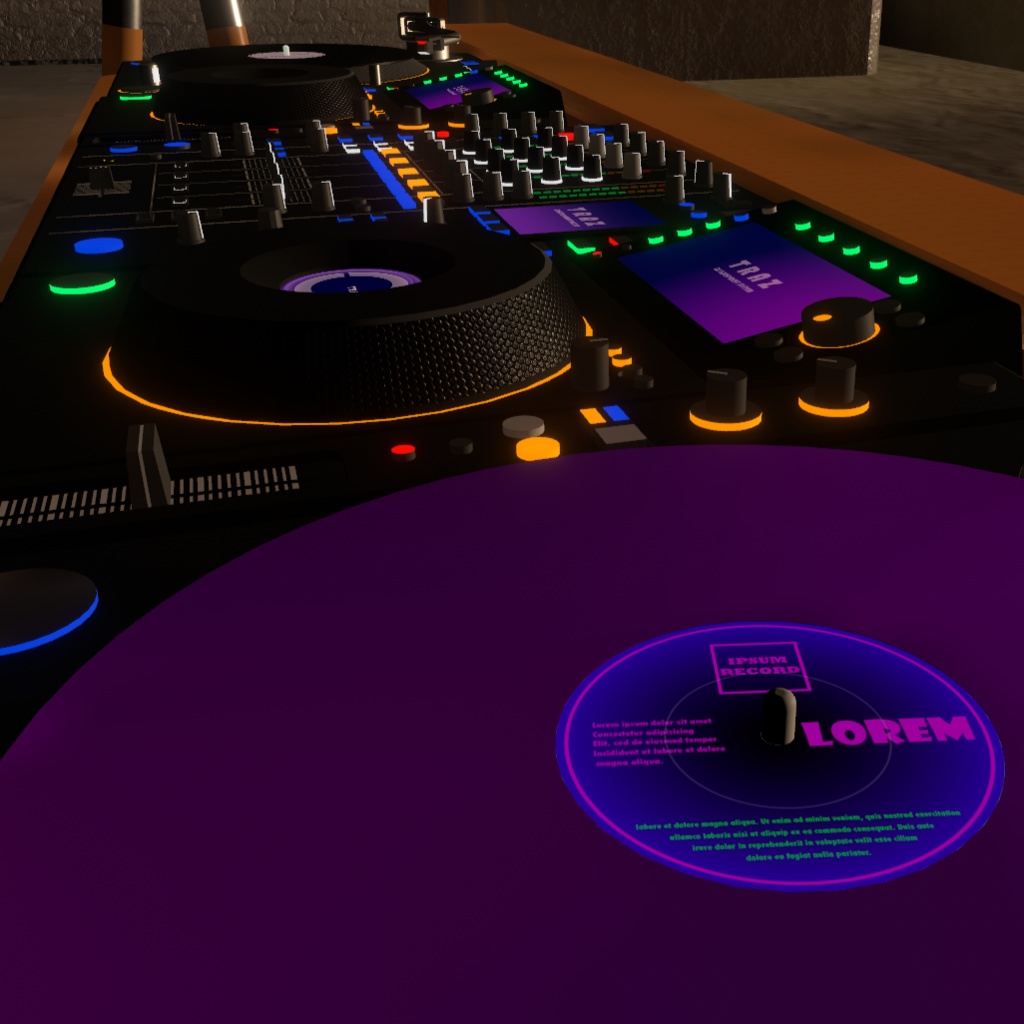 DJ Equipment System(DJブース Audio Link対応)