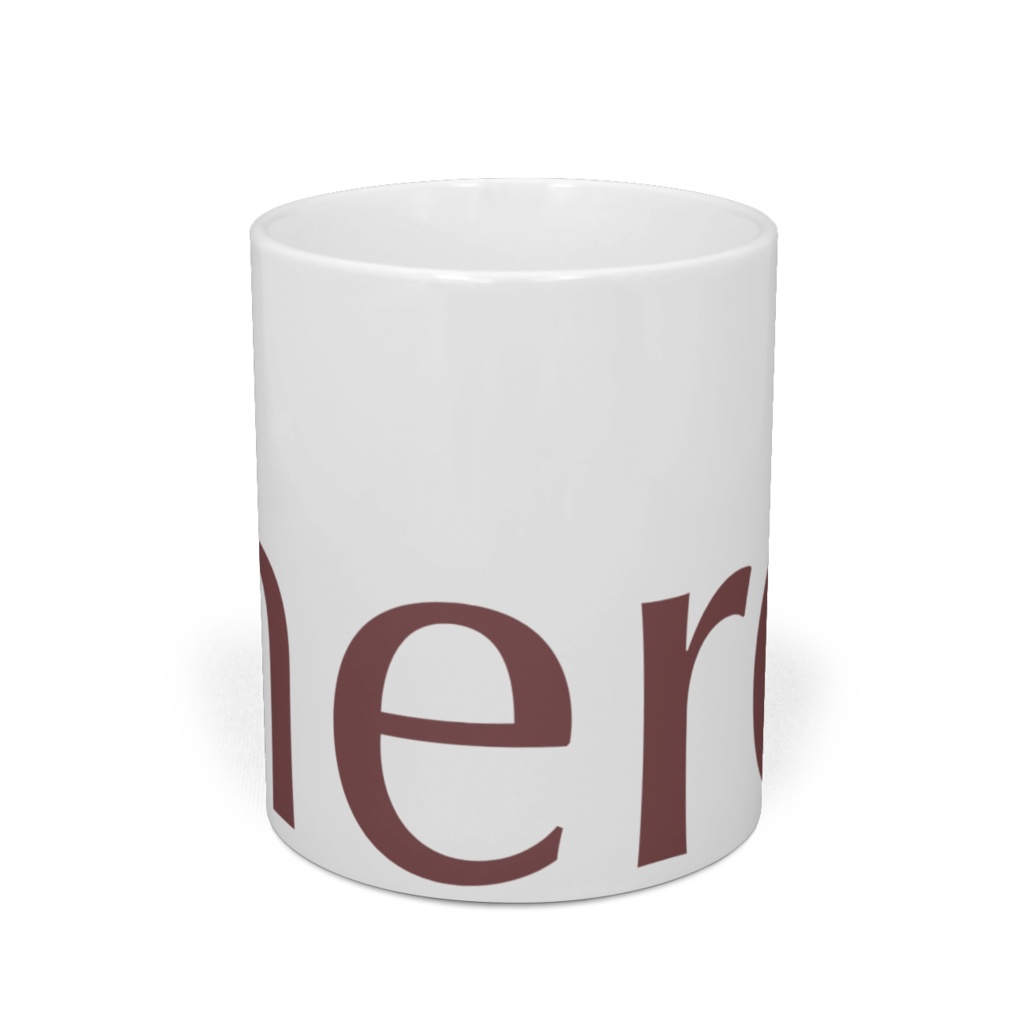 マグカップ(merci_ありがとう)