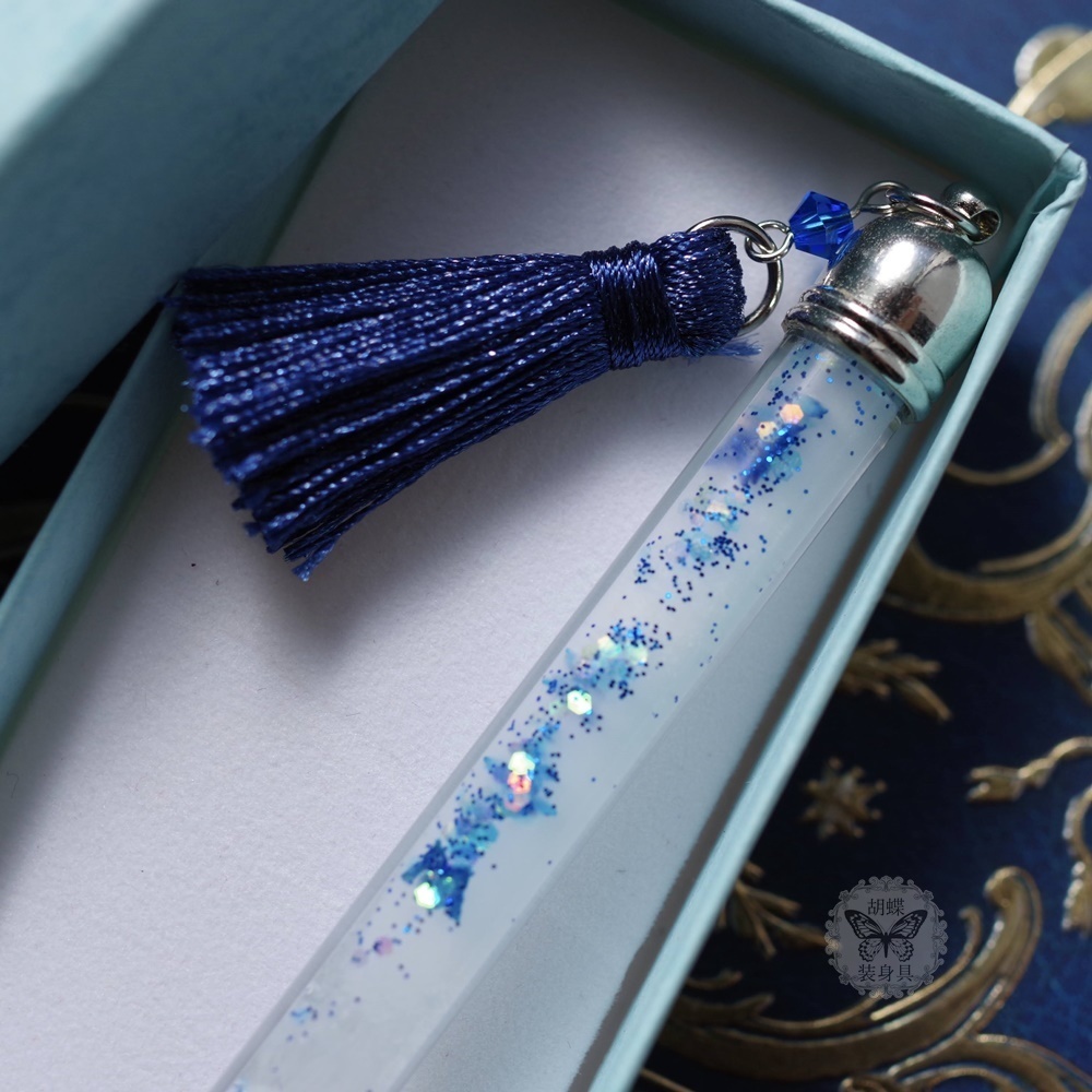 『凍蝶』アンタークチサイトもどきガラスペン