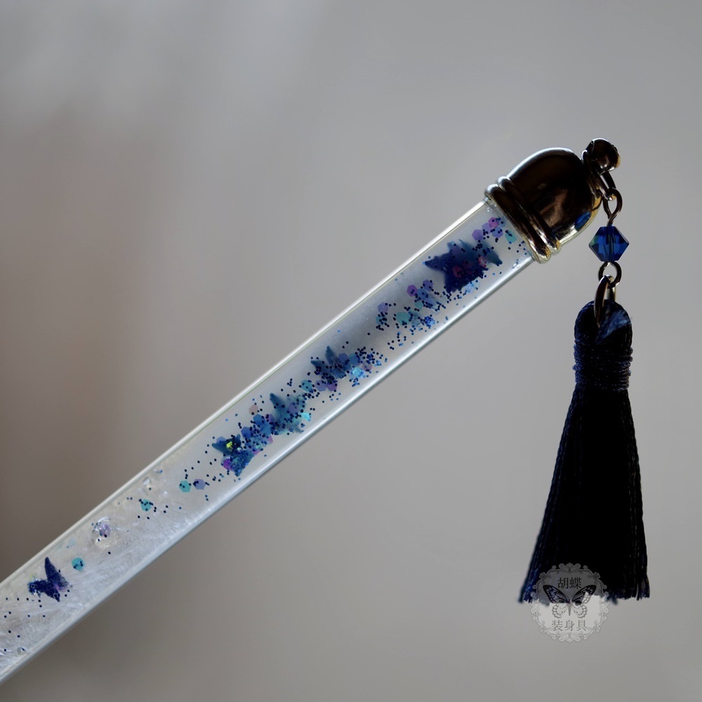 『凍蝶』アンタークチサイトもどきガラスペン