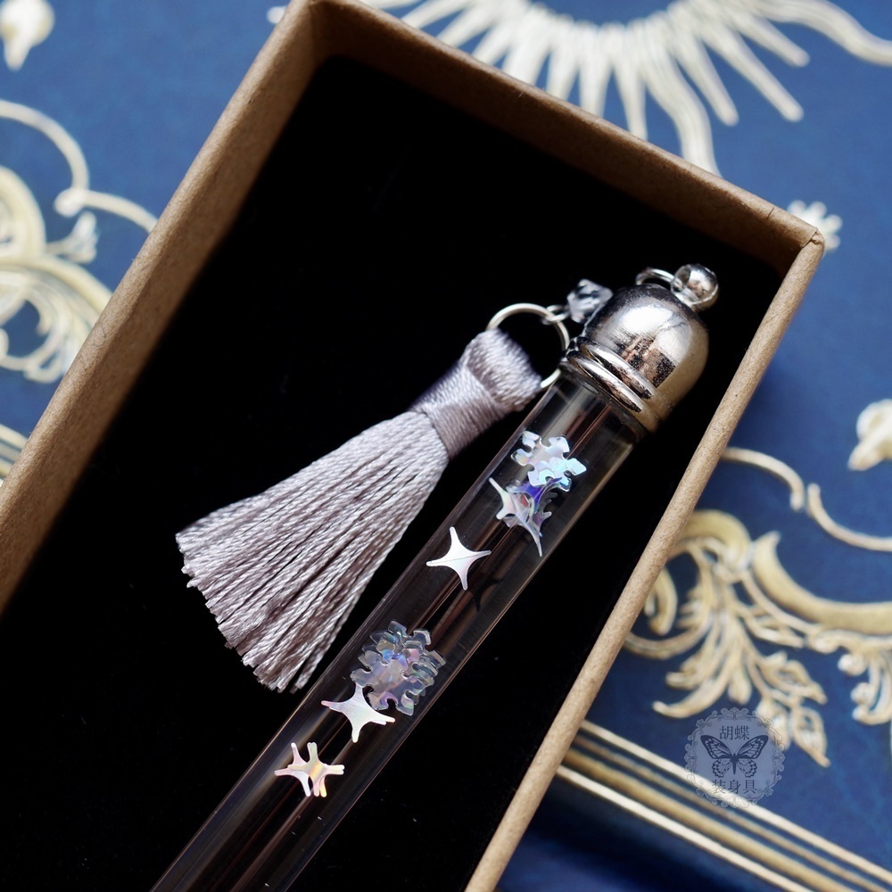 氷柱筆 クリア アンタークチサイトもどきガラスペン