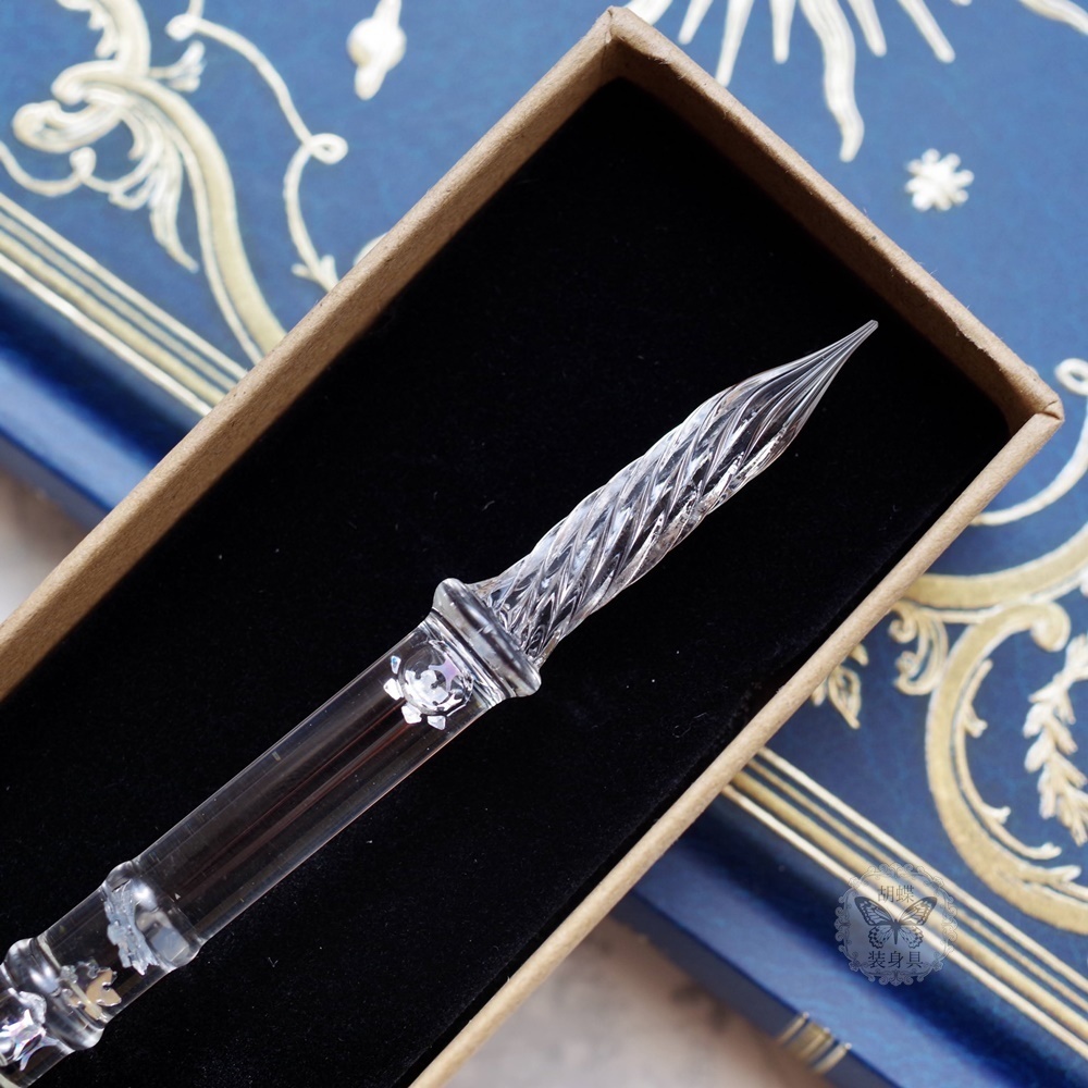 氷柱筆 クリア アンタークチサイトもどきガラスペン