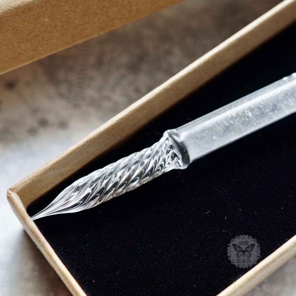 氷柱筆 クリア アンタークチサイトもどきガラスペン