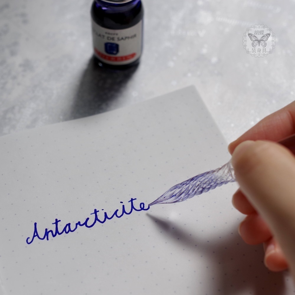 春吹雪 アンタークチサイトもどきガラスペン