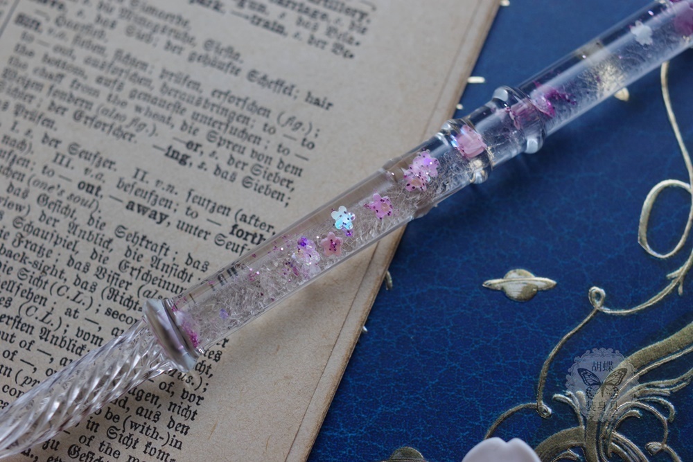 春吹雪 アンタークチサイトもどきガラスペン