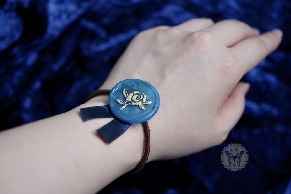 薔薇の紋章 封蝋風ヘアゴム