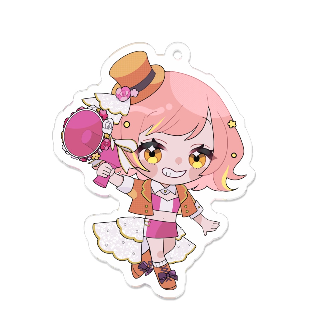 アクリルキーホルダーでふぉです