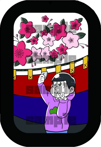 おそ松さん花札缶バッチ/トド松