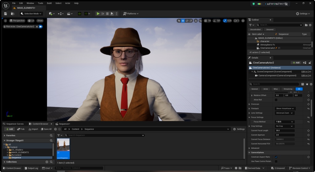 ストレンジャー・シングス ヴェクナ ヘンリー・クリール(ワン) - レトロスーツ UE5 アニメーション ローポリ 3Dモデル