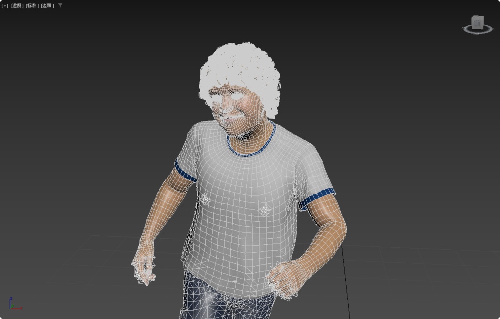 リアル子供少年 ダスティン・ヘンダーソン ストレンジャー・シングス 表情リグ ローポリ 3Dモデル