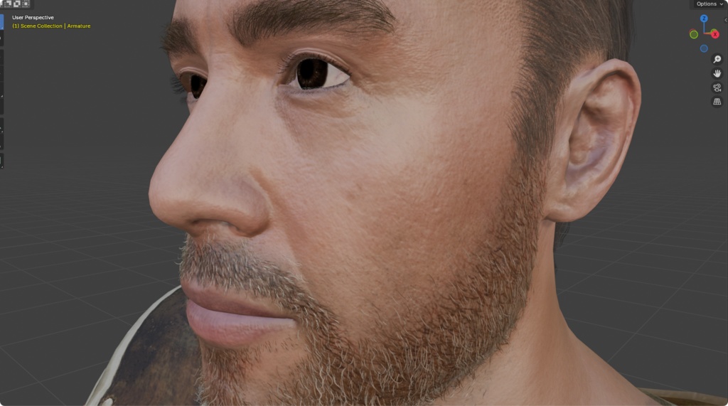 Realistic Roman Gladiator Warrior Rigged for UE Muscle Man Armor low-poly 3d model