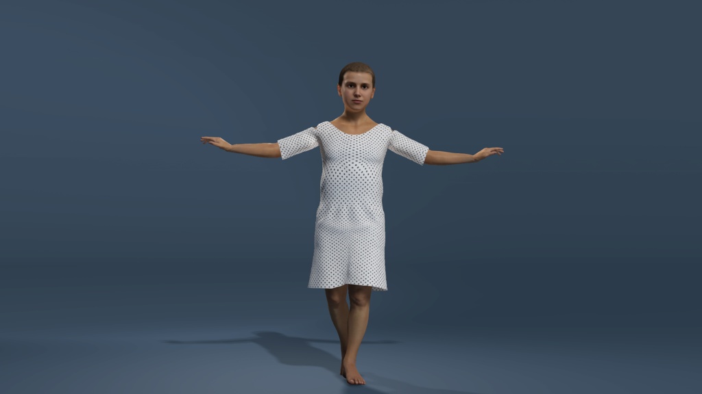 Stranger Things Eleven Season 1 Realistic Character Fully Rigged low-poly 3d model