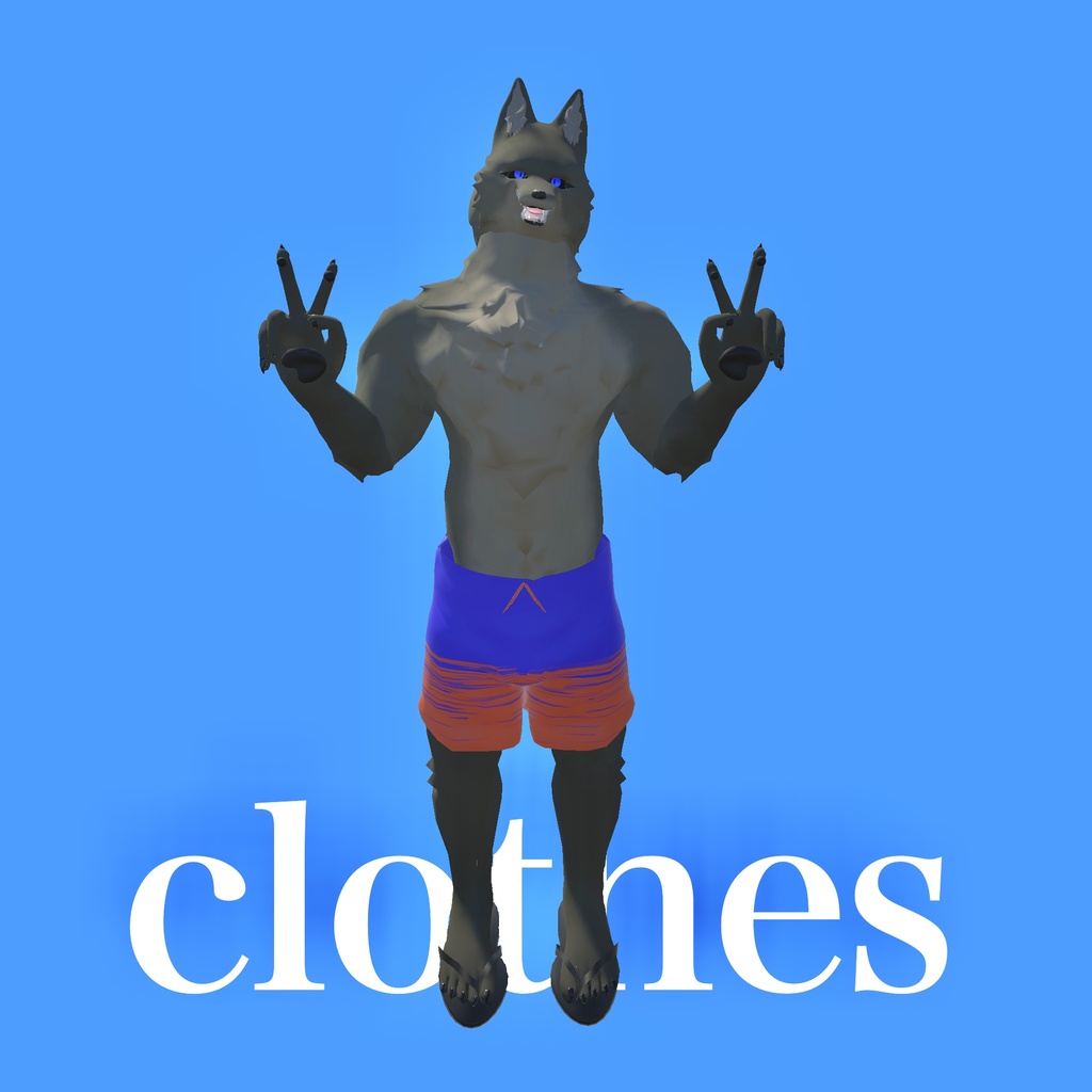 ハイイロ　製品版専用衣装【VRchat】