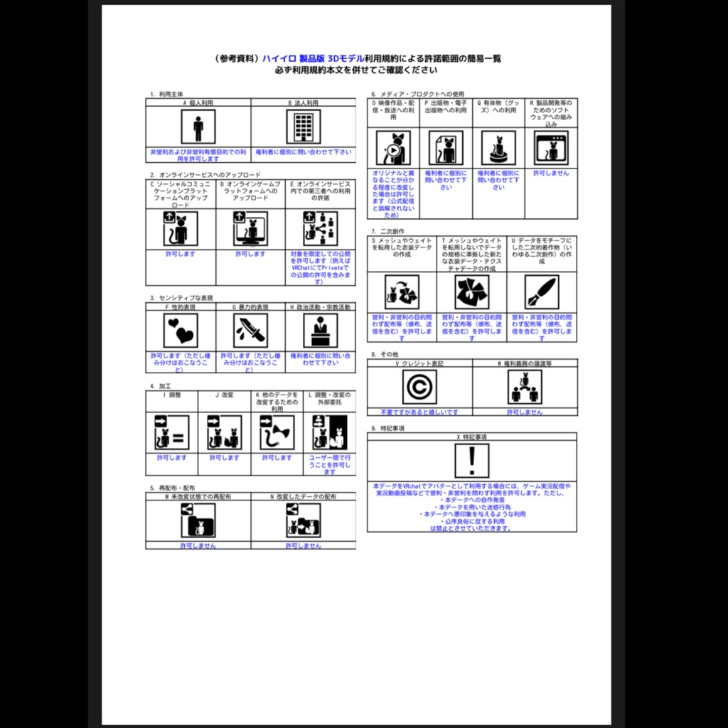 ハイイロ 製品版専用衣装【VRchat】