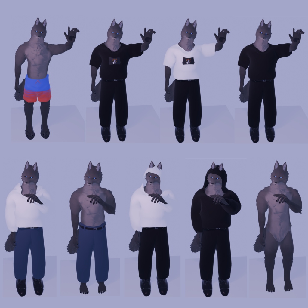 ハイイロ 製品版専用衣装【VRchat】