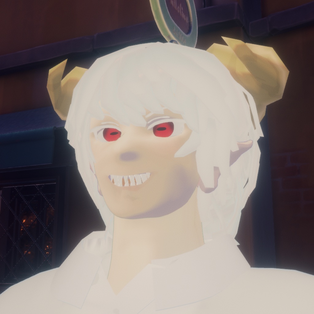 【🎉1,000円OFF販売開始記念セール🎉】Amon(アモン)/ オリジナル3Dモデル 人外 男性アバター【VRchat】