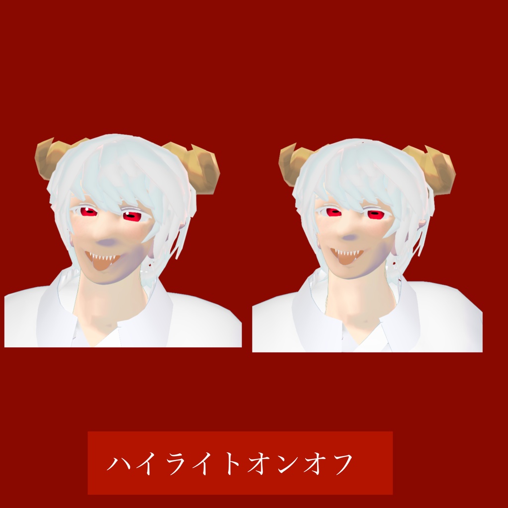 【🎉1,000円OFF販売開始記念セール🎉】Amon(アモン)/ オリジナル3Dモデル 人外 男性アバター【VRchat】