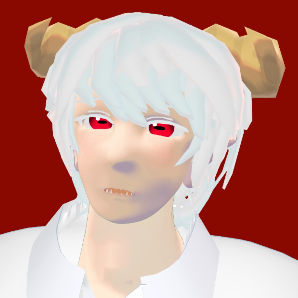 【🎉1,000円OFF販売開始記念セール🎉】Amon(アモン)/ オリジナル3Dモデル 人外 男性アバター【VRchat】