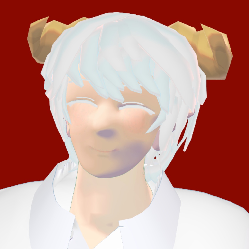 【🎉1,000円OFF販売開始記念セール🎉】Amon(アモン)/ オリジナル3Dモデル 人外 男性アバター【VRchat】