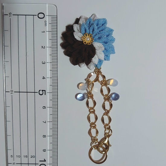 【つまみ細工】バッグチャーム