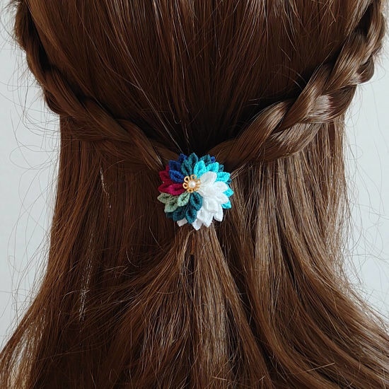 【原神】魈、鍾離イメージポニーフック【つまみ細工】