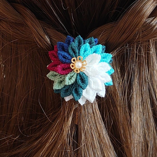 【原神】魈、鍾離イメージポニーフック【つまみ細工】