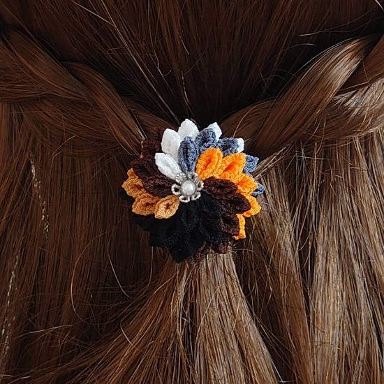 【原神】魈、鍾離イメージポニーフック【つまみ細工】