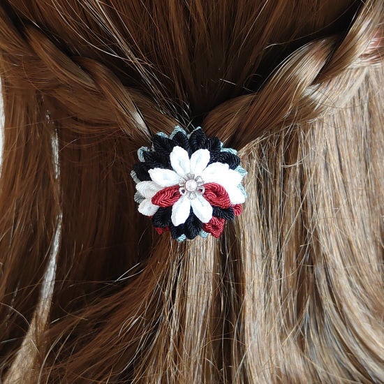 【にじさんじ・ChroNoiR】叶・葛葉イメージポニーフック【つまみ細工】