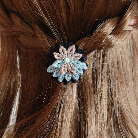 【にじさんじ・ChroNoiR】叶・葛葉イメージポニーフック【つまみ細工】