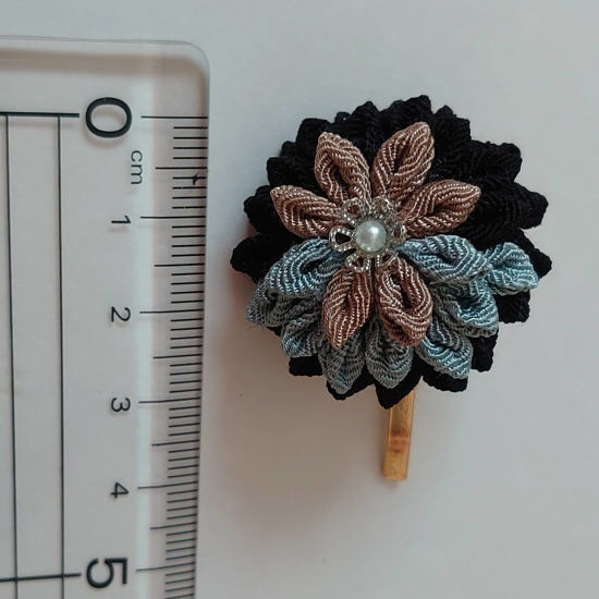 【にじさんじ・ChroNoiR】叶・葛葉イメージポニーフック【つまみ細工】