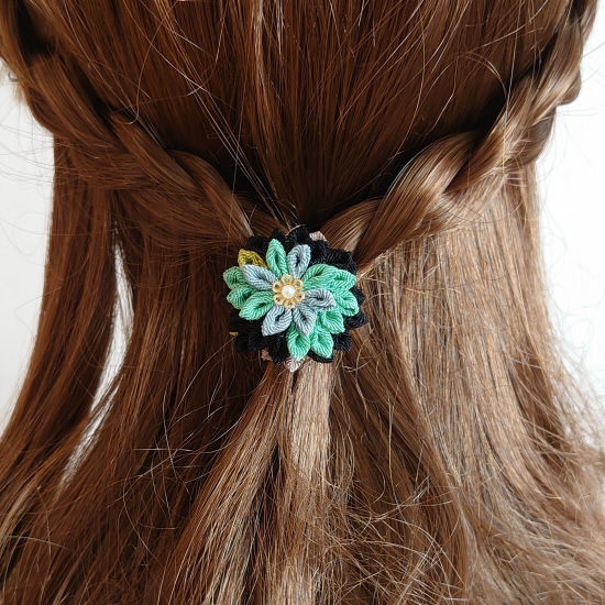 【原神】アルハイゼン、ティナリイメージポニーフック【つまみ細工】