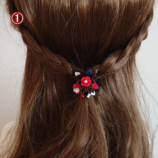 【原神】胡桃イメージ【つまみ細工】