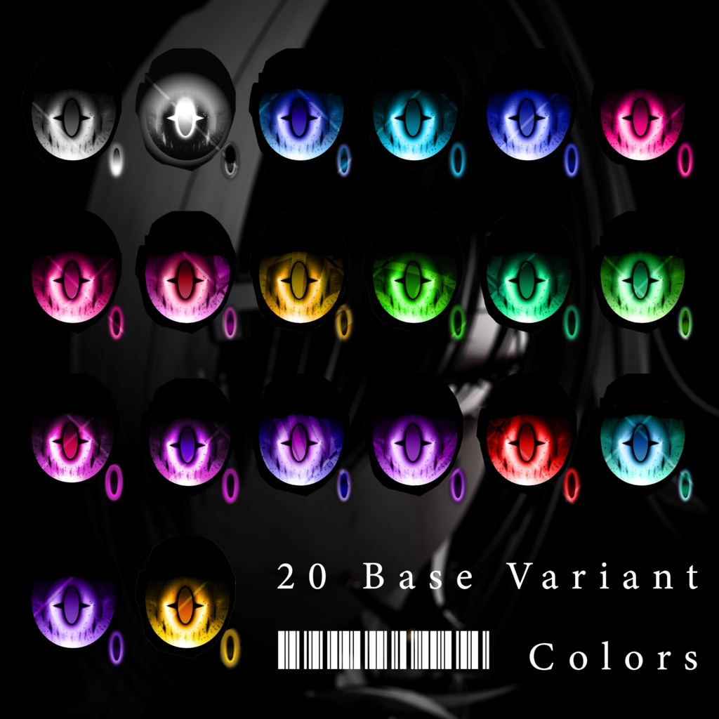 【Lasyusha・ラシューシャ対応】 Obscure - Custom Eye Texture