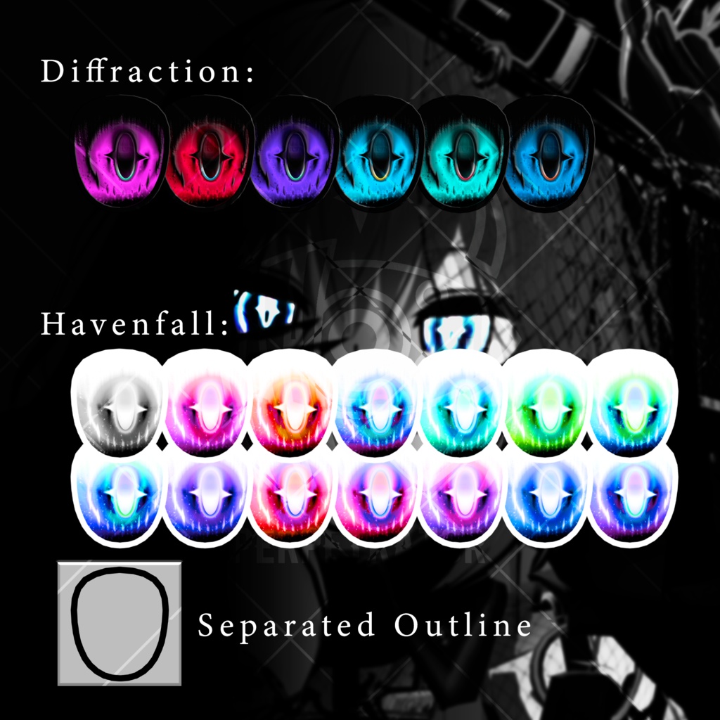 【SiuSiu対応】Obscure - Custom Eye Texture