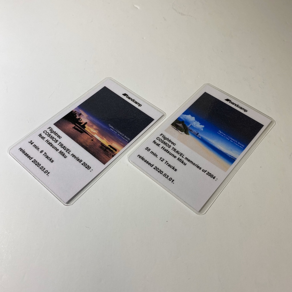Flightrec / COSMOS TRAVEL memories of 2004 + revisit 2020 : feat. Hatsune Miku (CD-R set)