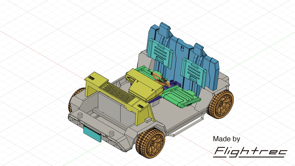 1/24 scale MAKIGAI MAIMAI P126 from Cyberpunk 2077
