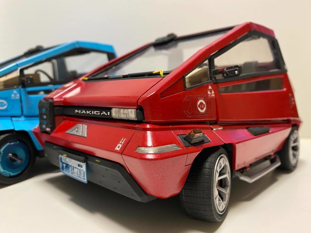 1/12 scale MAKIGAI MAIMAI P126 from Cyberpunk 2077