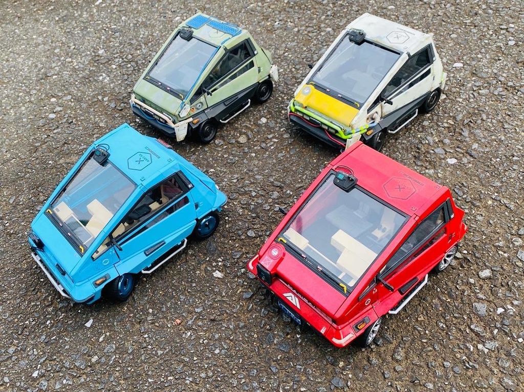 1/12 scale MAKIGAI MAIMAI P126 from Cyberpunk 2077