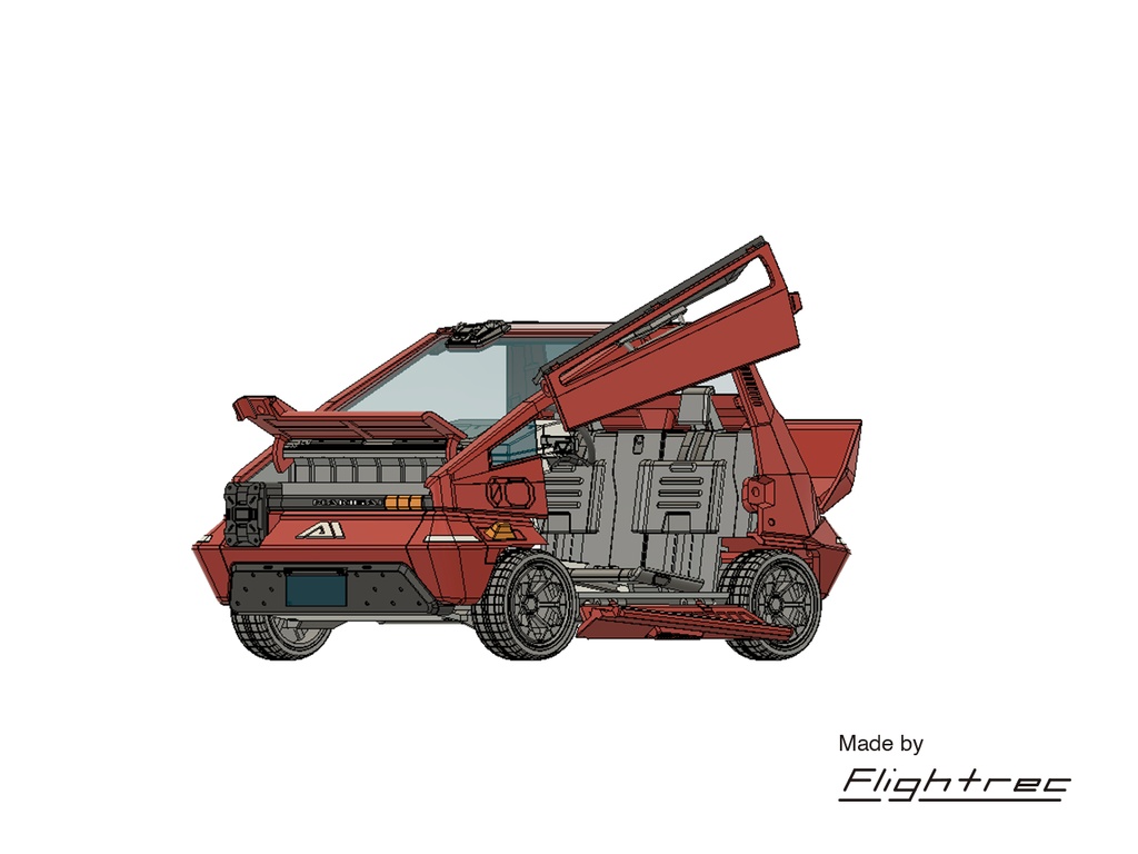 1/12 scale MAKIGAI MAIMAI P126 from Cyberpunk 2077