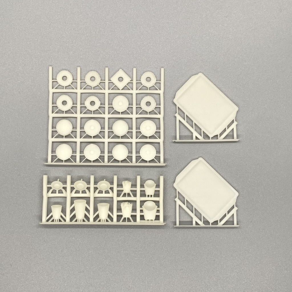 1/12スケール ハンバーガーセット 3Dプリンタ用データ