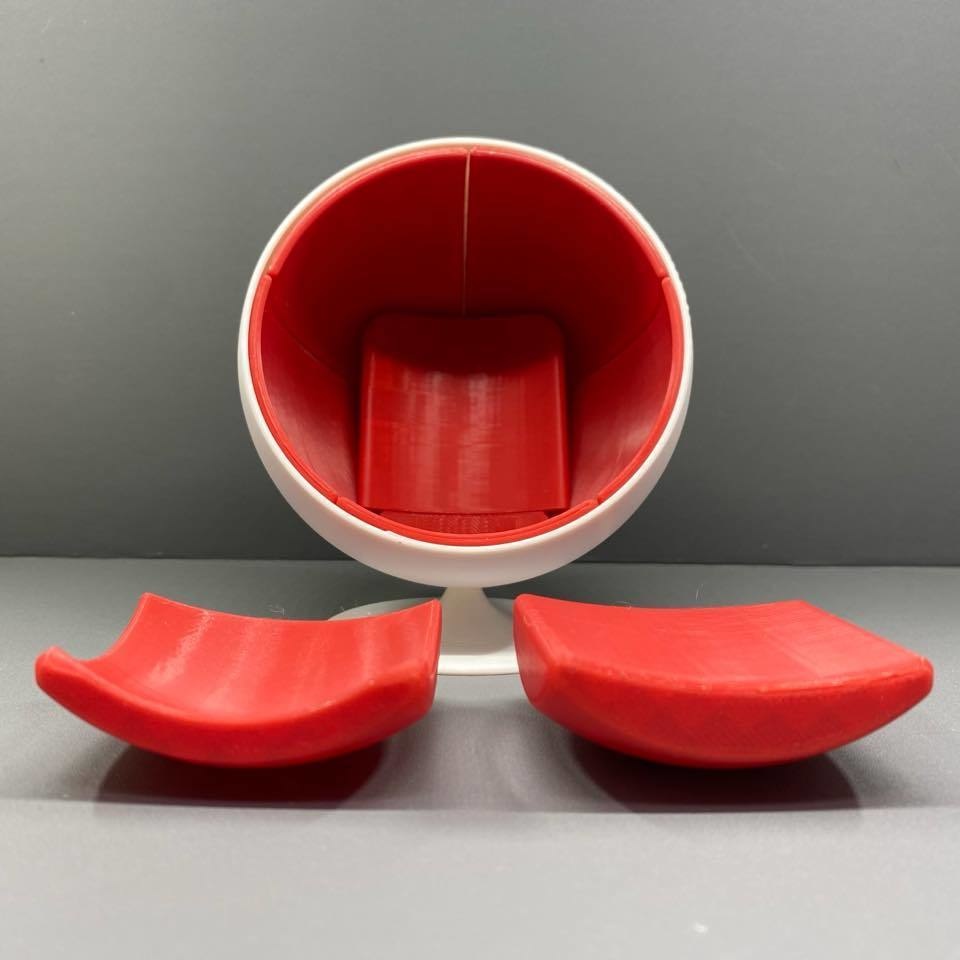 1/12スケール フィギュア用 ミニチュア ボールチェア