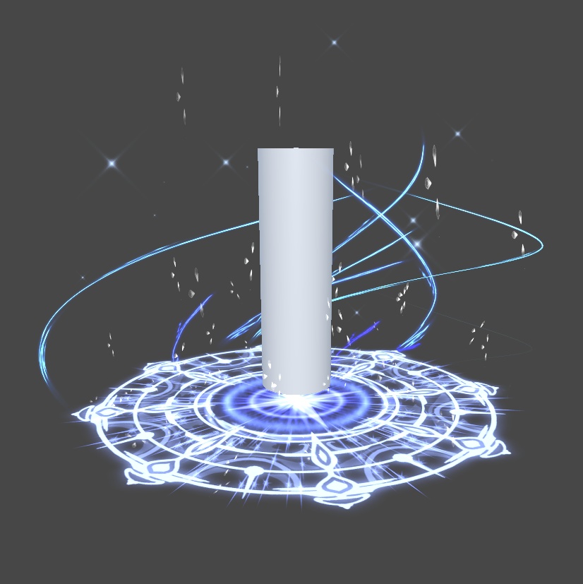 Unity/Vrchat Magic circle particle