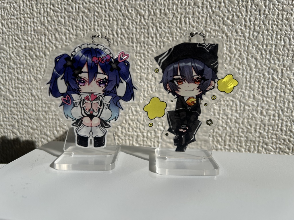 アクスタアクキー めいどさん&クロネコちゃん