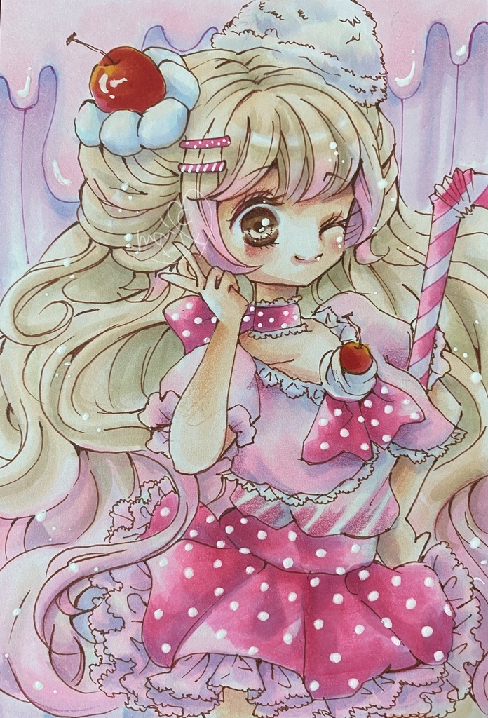 ストロベリークリームソーダちゃん