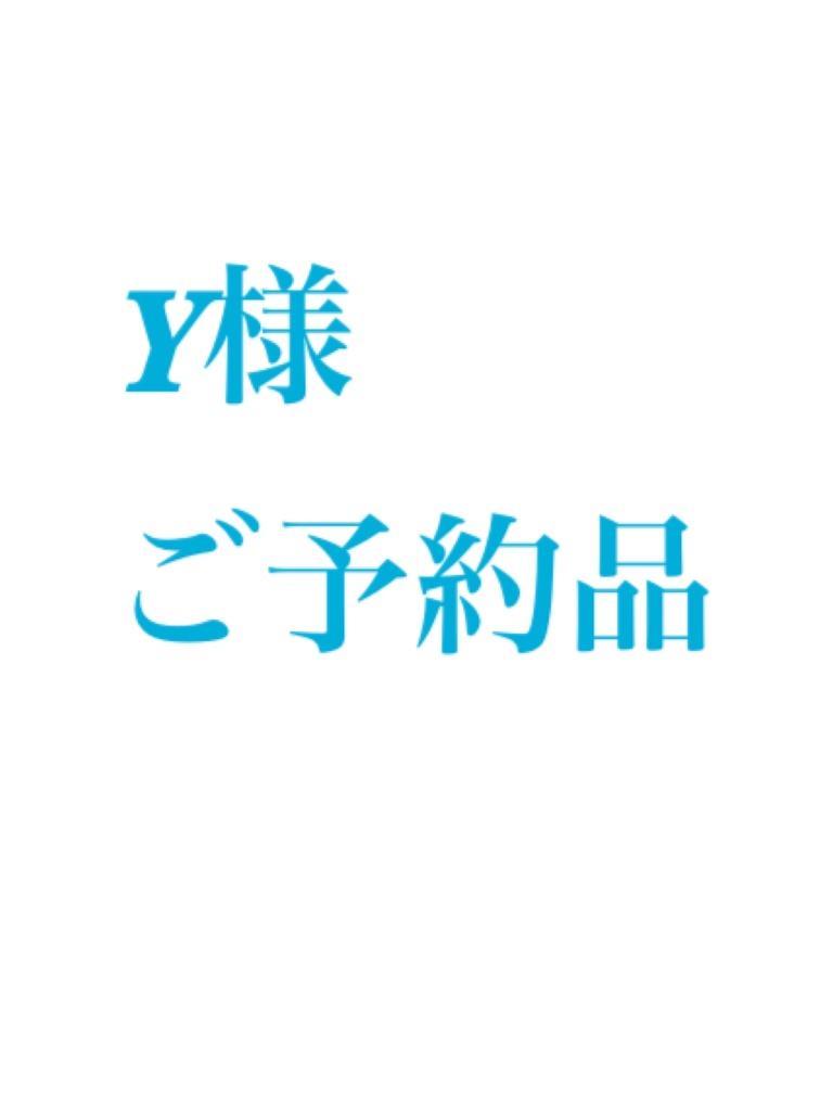 Y様ご予約品