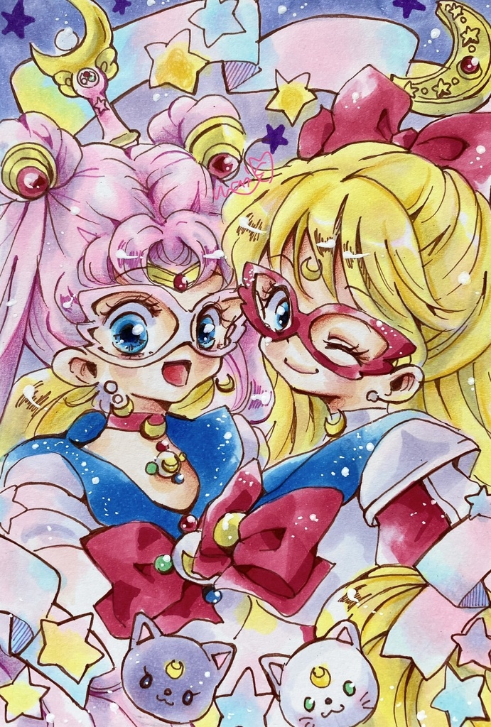 初期ムーン&Vちゃん